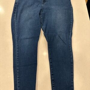 Eloquii Denim Jeans in Dark Blue